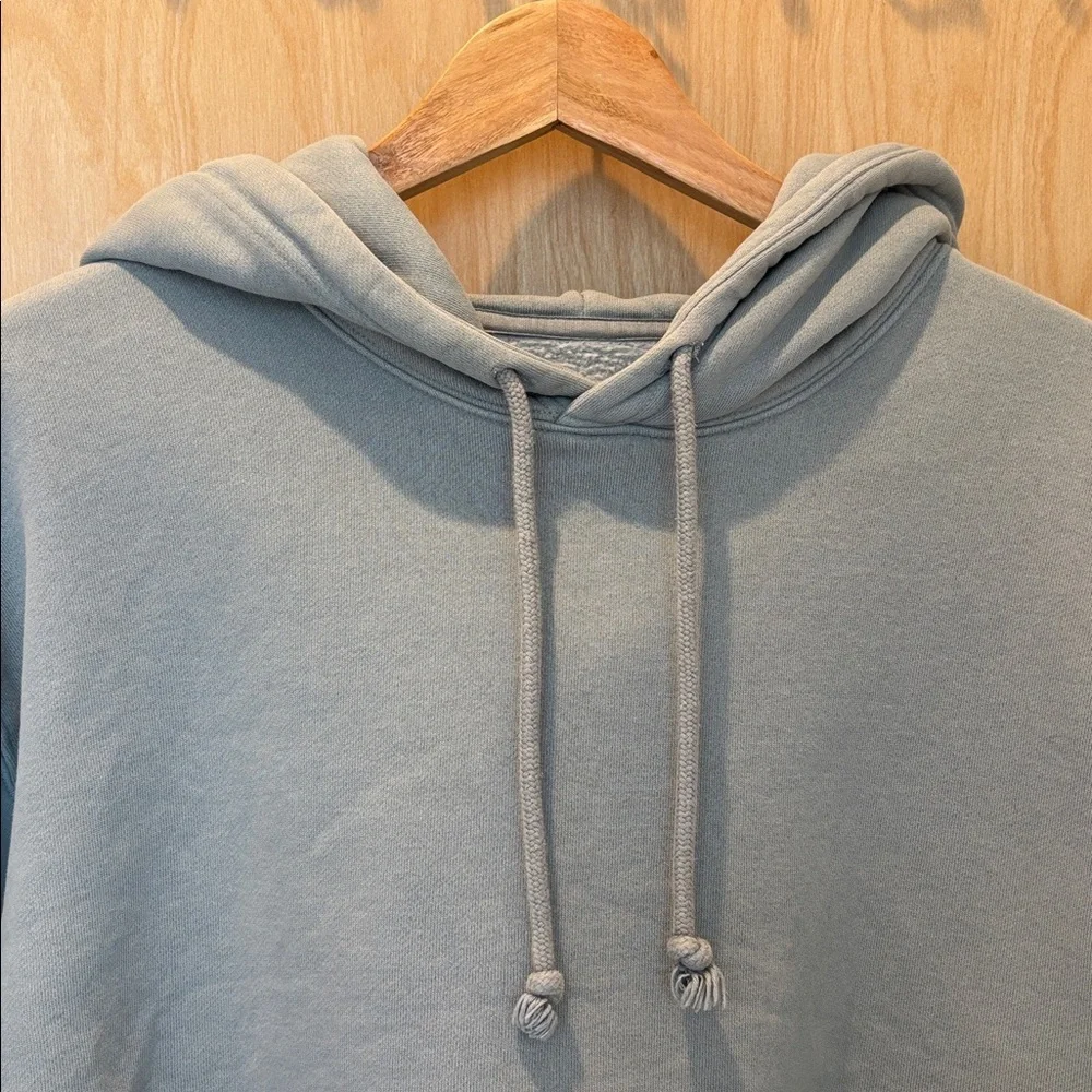 Aritzia Tna Hoodie Blue Cropped Cozy AF Size 2 - Picture 2 of 8